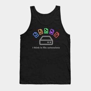 Files (with text) Tank Top